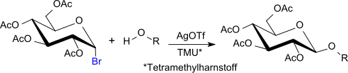 Glycosidsynthesen mit AgOTf + Tetramethylharnstoff