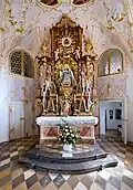 Altar mit Muttergottes-Figur in der Gnadenkapelle
