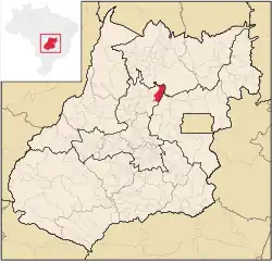 Lage von Barro Alto in Goiás