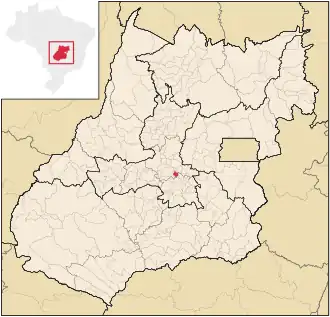 Lage von Nova Veneza in Goiás