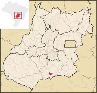 Lage von Panamá in Goiás