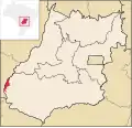 Lage von Santa Rita do Araguaia (Goiás)
