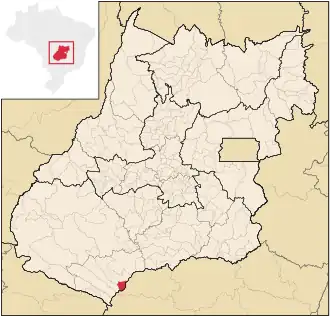 Lage von São Simão (Goiás)