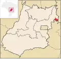 Lage von Sítio d'Abadia in Goiás