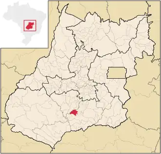 Gemeindegebiet von Vicentinópolis im Bundesstaat Goiás