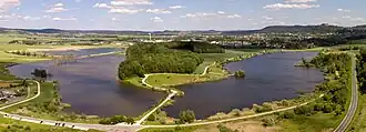 Goldbergsee im Nordwesten Coburgs