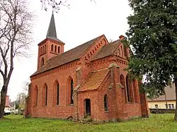 Kirche in Goldenbaum.