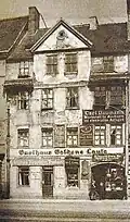Das Vorderhaus vor dem Abriss 1926
