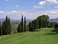 Blick ins Chianti an Loch 9.