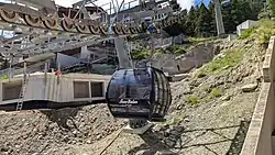 Eine Gondel der Hannigbahn