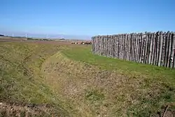 Ringgraben an der Südwestseite