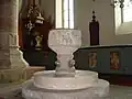 Taufstein des Semi-Byzantios aus dem 12.&nbsp;Jahrhundert