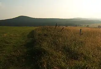 Gottesgaber Spitzberg im Abendlicht