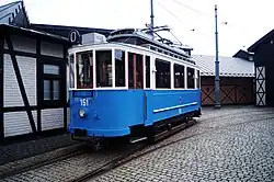 Tw 151 im Museum des Städtischen Ingenieurwesens in Krakau