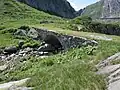 Saumwegbrücke vor der Gotthardpasshöhe