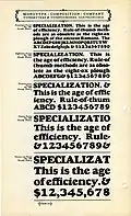 Goudy Heavy Face von Monotype