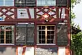 Kanonenkugel in der Fassade des "Grödeli" in Kreuzlingen