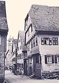 Malerische Kulisse in der Esslinger Gasse: nur noch teilweise erhalten