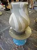 Bemalung mit grauer Engobe