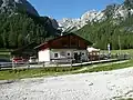 Pragser Dolomiten bei der Grünwaldalm im gleichnamigen Tal