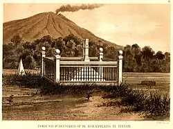 Grab des Molukkenforschers Bernstein auf Ternate