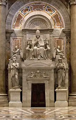 Grabmal von Papst Pius VII., Petersdom Rom