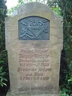 Grabstein von Jürgen Kröger