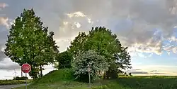 Südostseite des Grabhügels