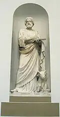 Evangelist Lukas in der Grabkapelle auf dem Württemberg