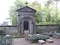Grabmal der Familie Stein­meister, Feldmark-Friedhof, Bünde.