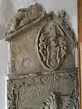 Grabplatte Pfr. Mareus Wild von 1626