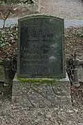 Grabstein der Familie Rein auf dem Kessenicher Bergfriedhof