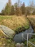 Bachanfang am Grael-Düker des Dortmund-Ems-Kanals.