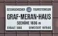 Neues Hüttenschild