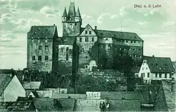 Grafenschloss Diez, 1914