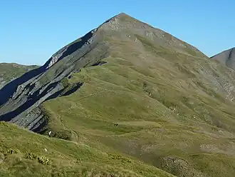 Gipfelregion von Süden