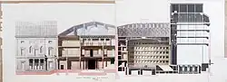 Zeichnung Gran Teatro La Fenice von Marc Kocher
