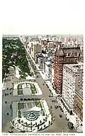 Blick auf den Platz um 1920