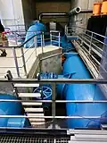 Innenansicht der Pumpstation