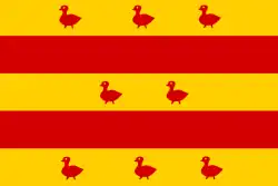 Flagge des Ortes Grave