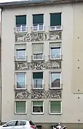 Sgraffiti Tierkreiszeichen in der Wiener Straße 223