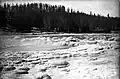 Krater des Great Fountain Geysir im Jahre 1883