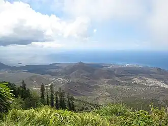 Blick vom Berg