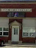 Gebäude der ehemaligen Bank of Greentop