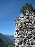 Mauerabbruch der Südwand