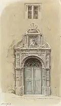 Portal im Stadtpalais Kühler Brunnen, Halle