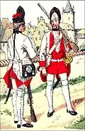 Grenadiere im 1. Kreis-Infanterieregiment