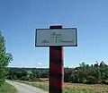 Grenzpfahl Aach - Dietersweiler