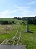 Kolonnenweg auf dem Außengelände des Grenzlandmuseum Eichsfeld