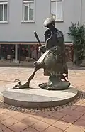 Grenzgänger , Conrad-Gröber-Platz, Waldshut-Tiengen, 1992